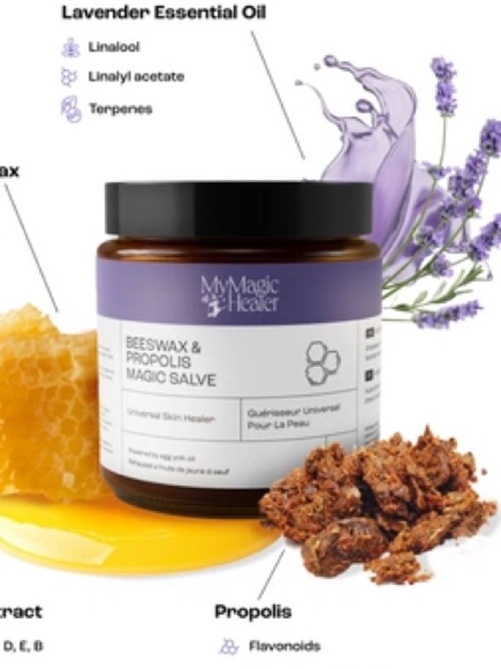 NWOT MyMagic Healer Beeswax & Propolis Magic Salve